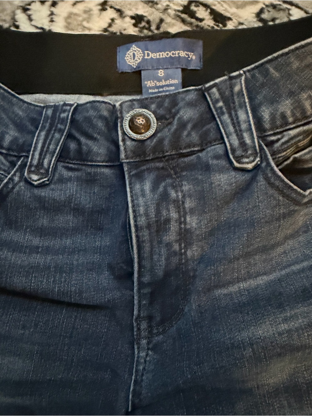 Democracy Indigo Wash Women's Jeans - Dark Blue